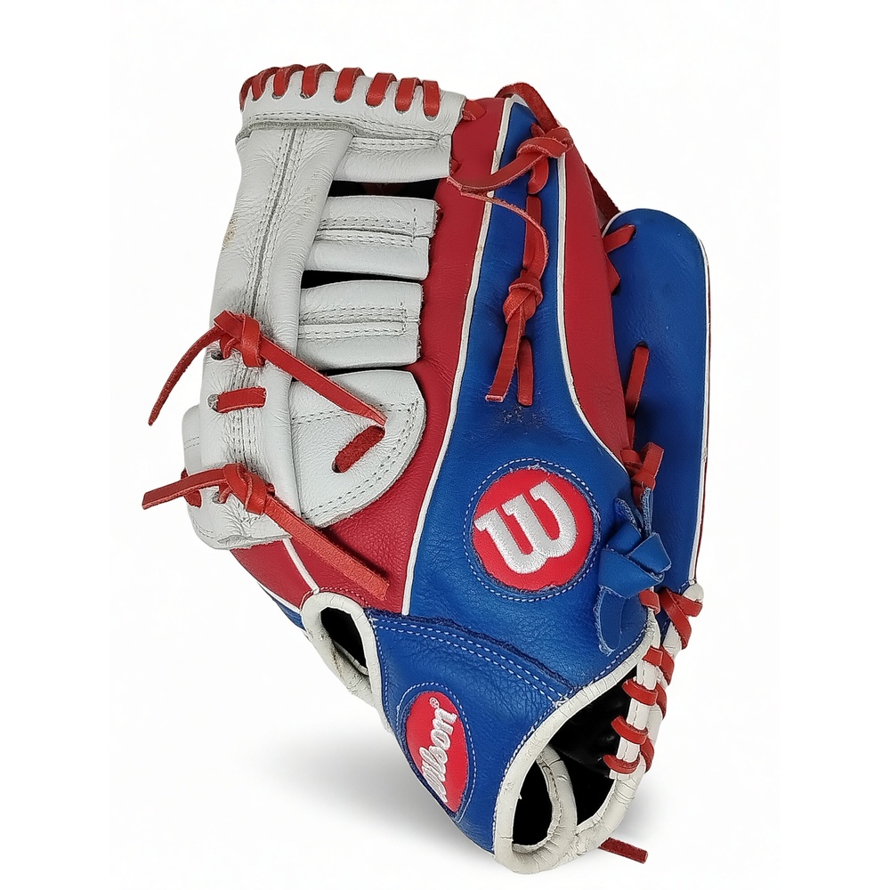 Athletic Sportswear Wilson Youth Baseball Glove 12.5 Leather Patriot Edition RHT